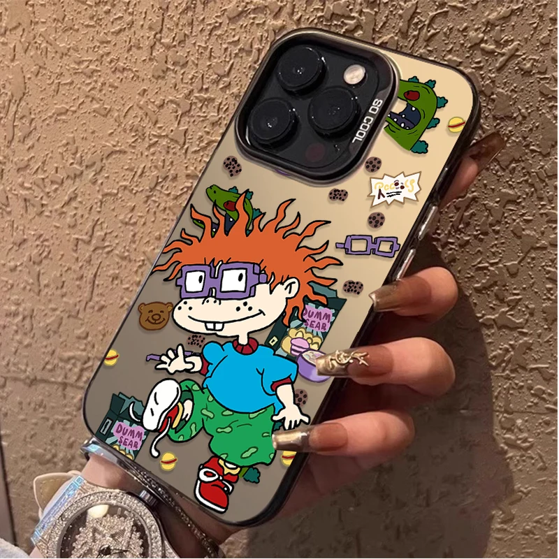Funda de teléfono con dibujos animados divertidos para iPhone 17 Air 16 15 11 12 14 13 Pro Max XS X XR Plus 8 7 SE 2020, funda trasera a prueba de golpes - imagen 2