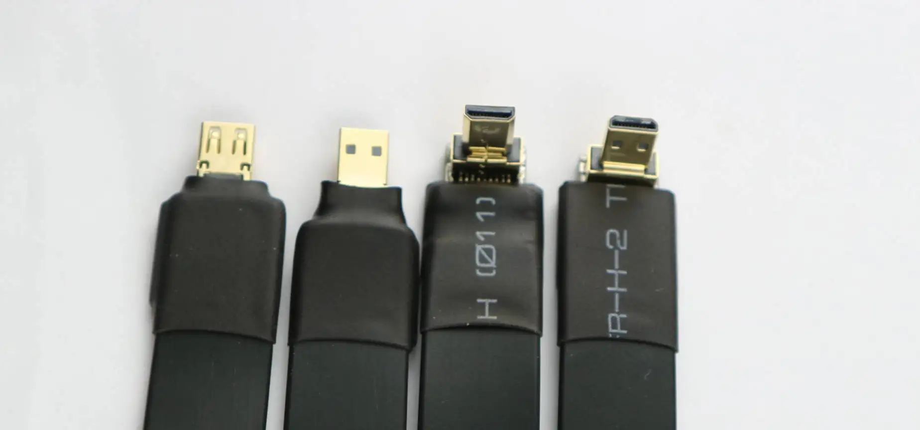 FPV 10cm 20cm 30cm 50cm cinta FPC Cable plano Micro-HDMI 4k/60Hz para fotografía aérea multicóptero de TV FPV compatible con Micro HDMI - imagen 5