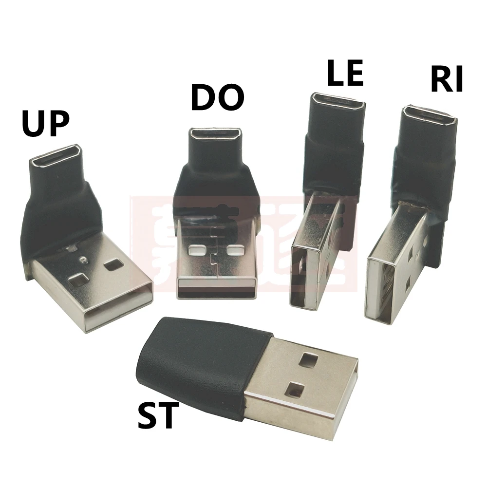 Adaptador USB 2.0 macho a micro USB hembra arriba, abajo, izquierda y derecha para transferencia y carga de datos - imagen 3