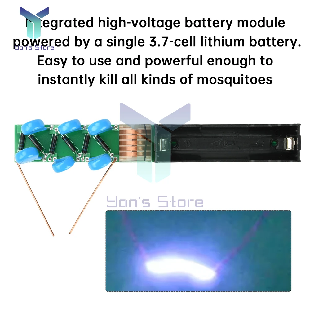 Bobina de encendido de 3,7 V, refuerzo de 40KV, transformador elevador de alto voltaje, generador Hipot de pulso de arco, fuente de alimentación del inversor - imagen 2