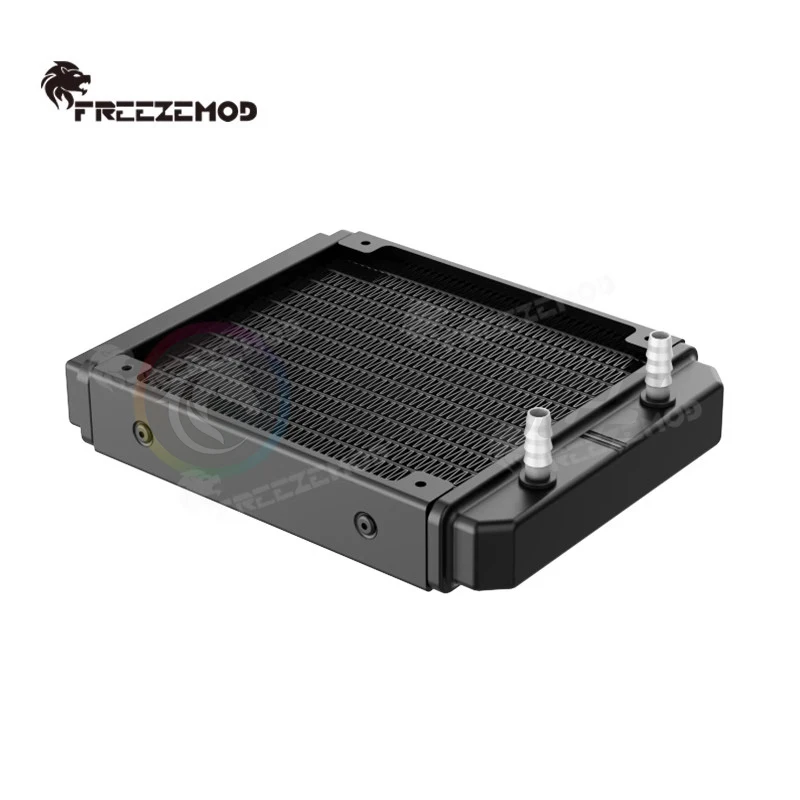 FREEZEMOD Radiador médico de aluminio 120 RAD Match Ventilador de enfriamiento de 12 cm, conexión de tubo blando de 5-6 mm 7-8 mm CSR-PY120 - imagen 3