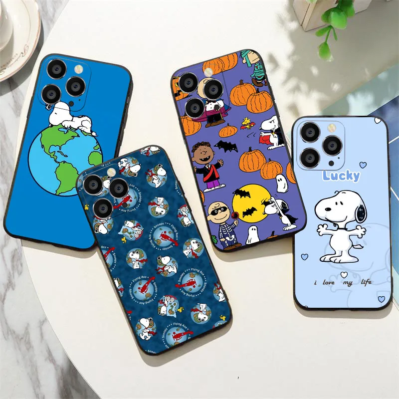 CK-8 funda de teléfono de dibujos animados S-Snoopys para Realme 2 3 3i 5 5i 6 6S 6i 7 7i Pro - imagen 3