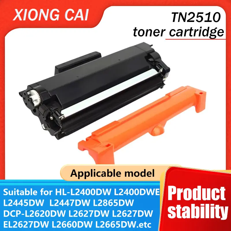 【Calidad Premium】 Tóner Compatible TN-2510 TN2510 TN-2510XL para Brother MFC-L2400DW L2442DW L2445DW L2447DW L2460DN L2865DW