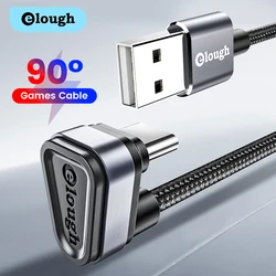 Cable USB-C 2.4A Carga Rápida con Conector en L Elough