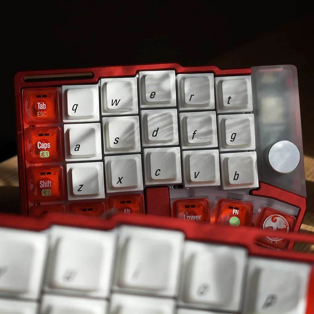 Teclado dividido Cornix Bluetooth modo Dual 48 teclas CNC Shell VIAL Ergonomía Kaili Choc V2 Gaming Teclado mecánico de perfil bajo