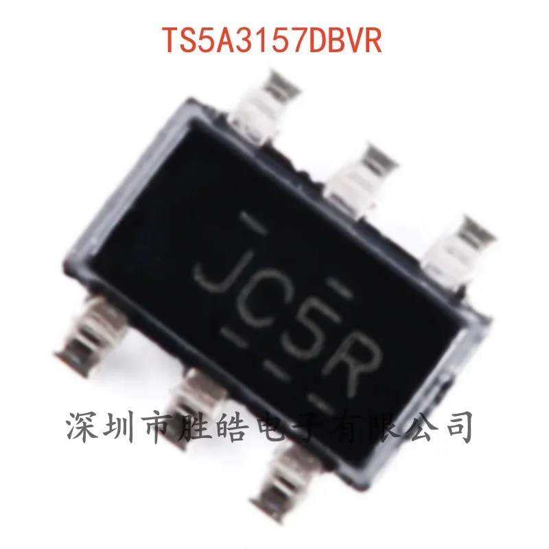 (10 uds) nuevo TS5A3157DBVR 3157DBVR Chip de interruptor analógico Universal de un solo canal SOT-23-6 circuito integrado TS5A3157DBVR