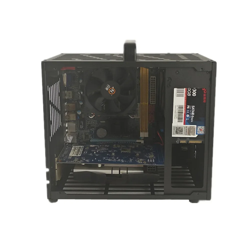 ARSYLID SF25 ITX chasis 246mm tarjeta gráfica enchufe directo 135mm CPU radiador - imagen 5