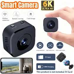 Cámara Seguridad WiFi 6K Mini Vigilancia Hogar con Visión Nocturna