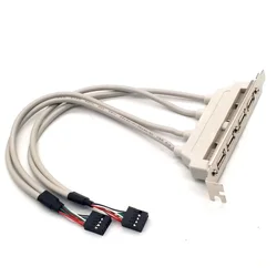 Hub USB 2.0 de 4 puertos - Concentrador para ordenador compacto