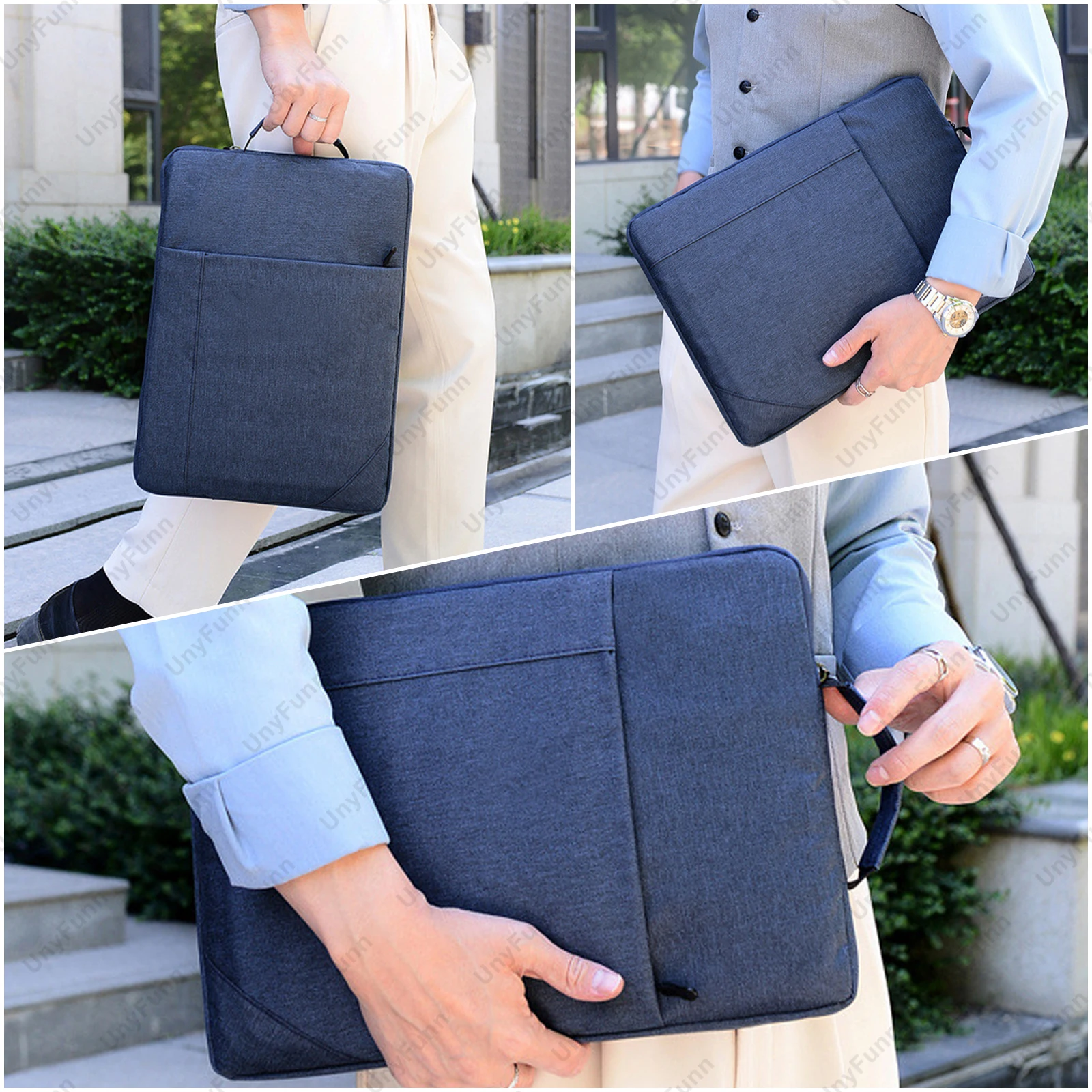 Funda para portátil para Macbook Air M2, maletín para portátil, bolso de mano para tabletas iPad, accesorio para Lenovo, Dell, HP, Huawei y Xiaomi - imagen 4