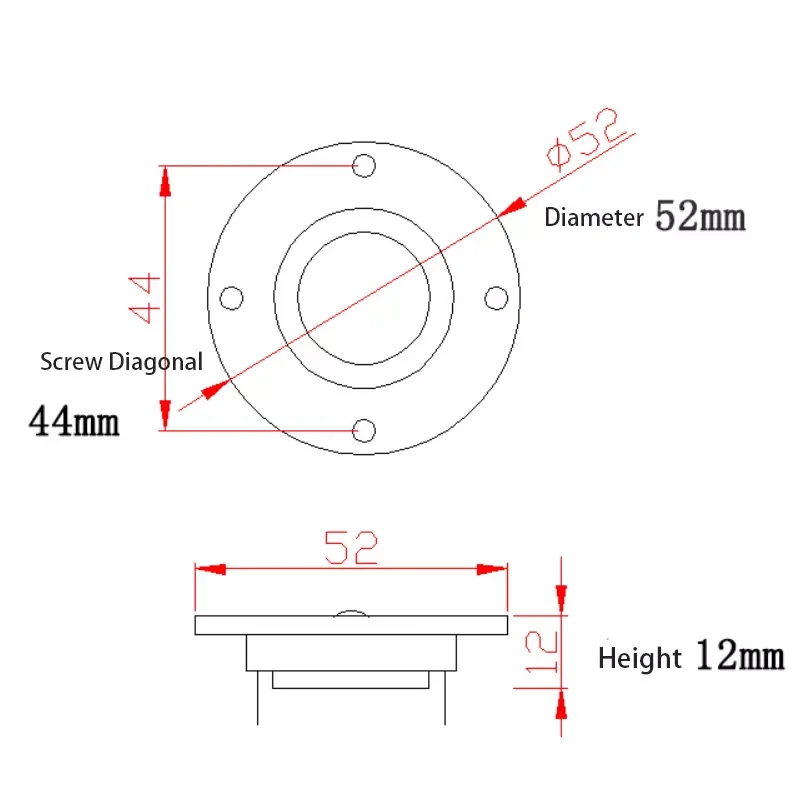 KYYSLB-Unidad de altavoz Tweeter de 10W y 2 pulgadas, película de seda, sonido de Audio para el hogar, agudos, amplificador de alta fidelidad, Unidad de altavoz HIFI - imagen 4