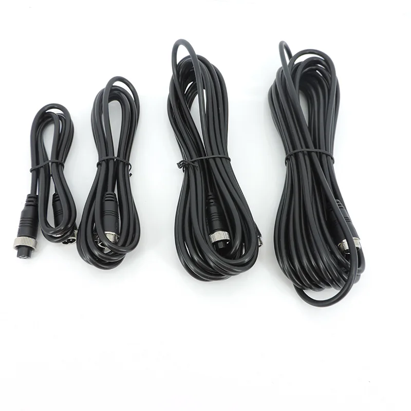 Cable de extensión macho a hembra, conector de Cable de aviación GX-12 para cámara de seguridad CCTV DVR, 1/2/3/5M4Pin - imagen 4