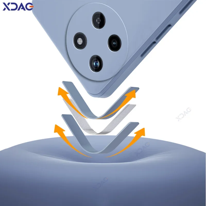 Funda de lujo para teléfonos móviles de doble capa para Realme 11 4G 6,4 "G99 protección de cámara Realme11 RMX3636 funda de silicona líquida cuadrada suave - imagen 4