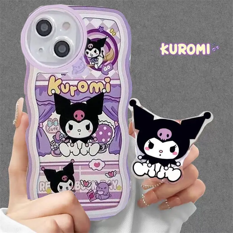 Kuromi Grip Tok funda de teléfono con soporte para Huawei Mate 20 30 P20 Pro P30 Lite Nova 3 3i 5T Y90 Honor V20 V30 X9 Pro Y9S Y9 Prime 2019