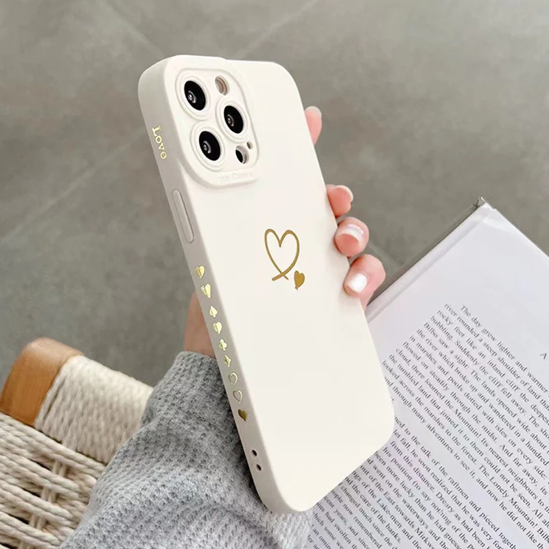Funda de teléfono Love Heart para Xiaomi Redmi Note 12S 11S 10 10S 13 12 Pro Plus 13C 4G Mi 13T 14 11T 11 Lite 12T Poco X5 F5 Pro - imagen 2
