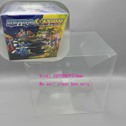 Caja Arcade RetroStation Mini – Plástico Transparente Exhibición
