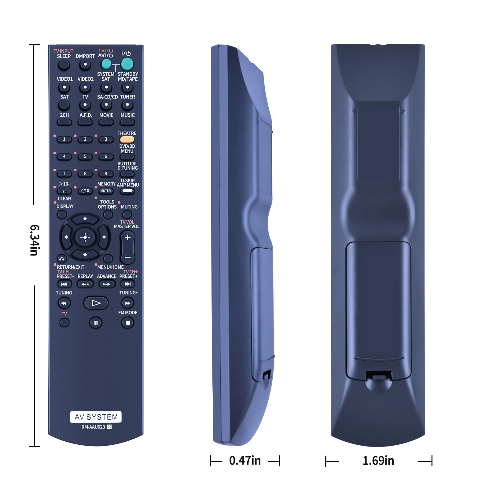 Nuevo RM-AAU023 apto para Sony Blu-ray receptor de DVD Control remoto HT-SF2300 HT-SS2300 HT-DDW7500 STR-DH700 - imagen 5