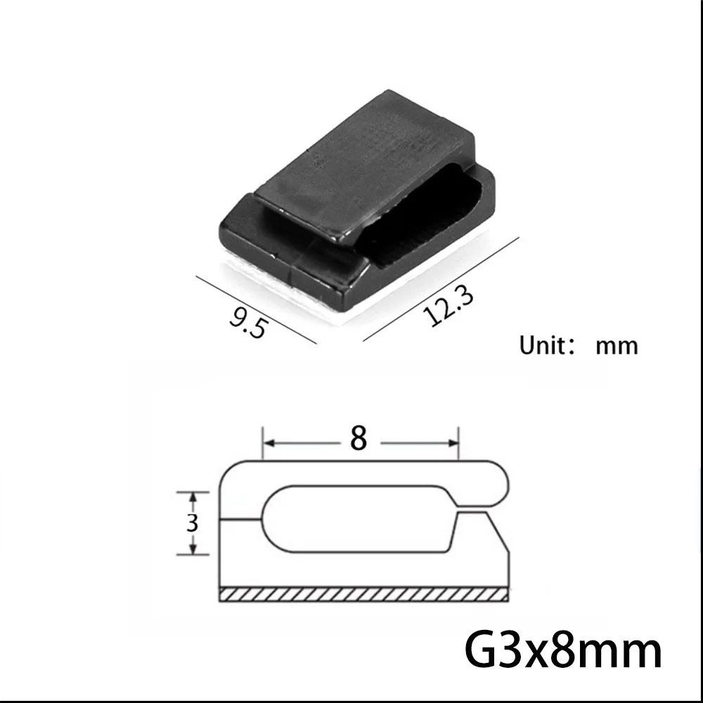Black  G 3x8mm