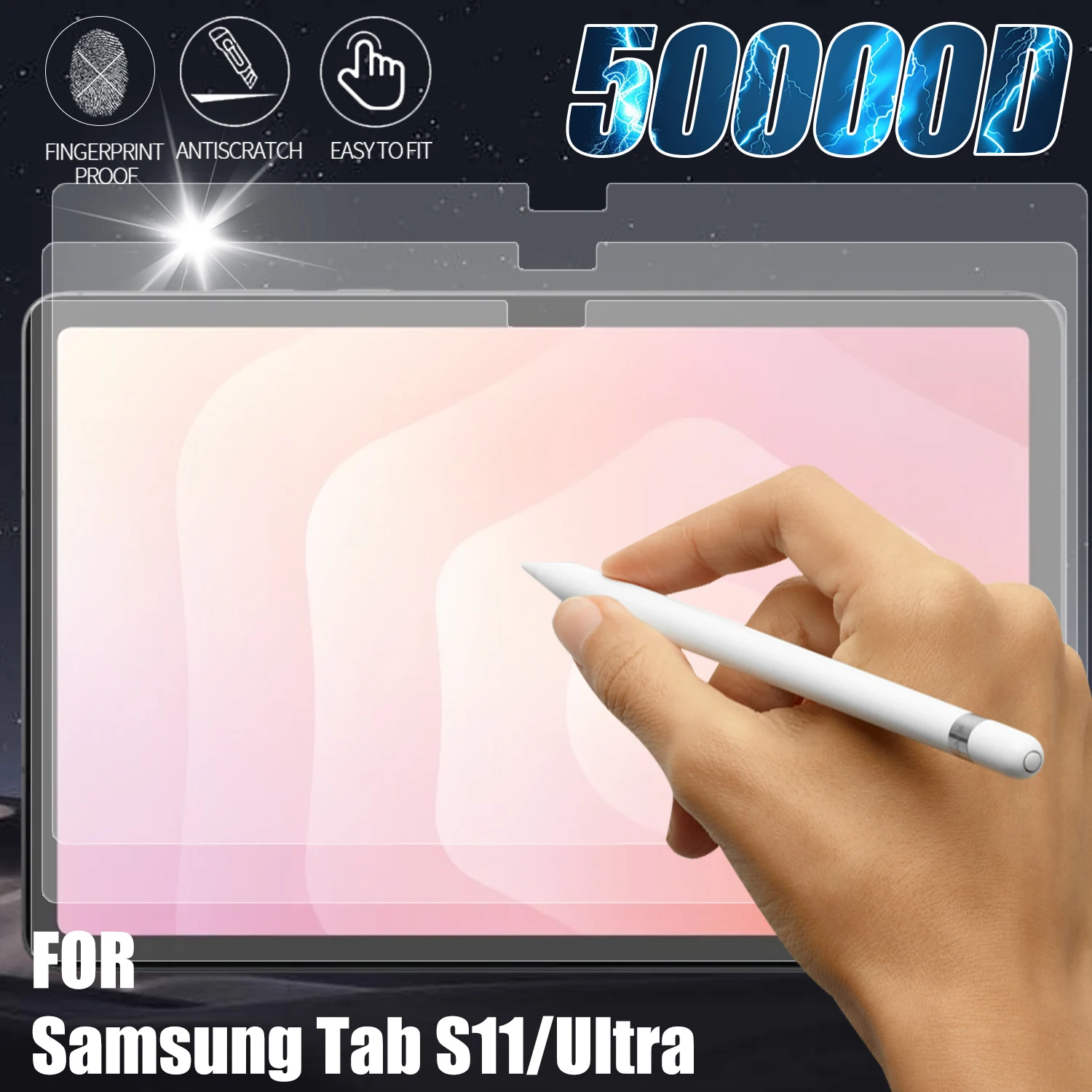 Protector de pantalla con sensación de papel para tableta Samsung Tab S11/S11 Ultra, cubierta completa, película protectora antiarañazos, películas de Paperfeel