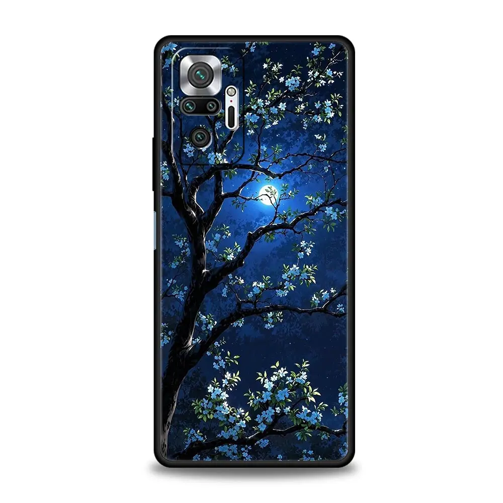 Funda de teléfono con pintura brillante al atardecer para Xiaomi Redmi Note 14, 13, 12, 5G, 11, 10 Pro Plus, 4G, 9S, 14C, 13C, 12C, 10C, 9C, 9A - imagen 3