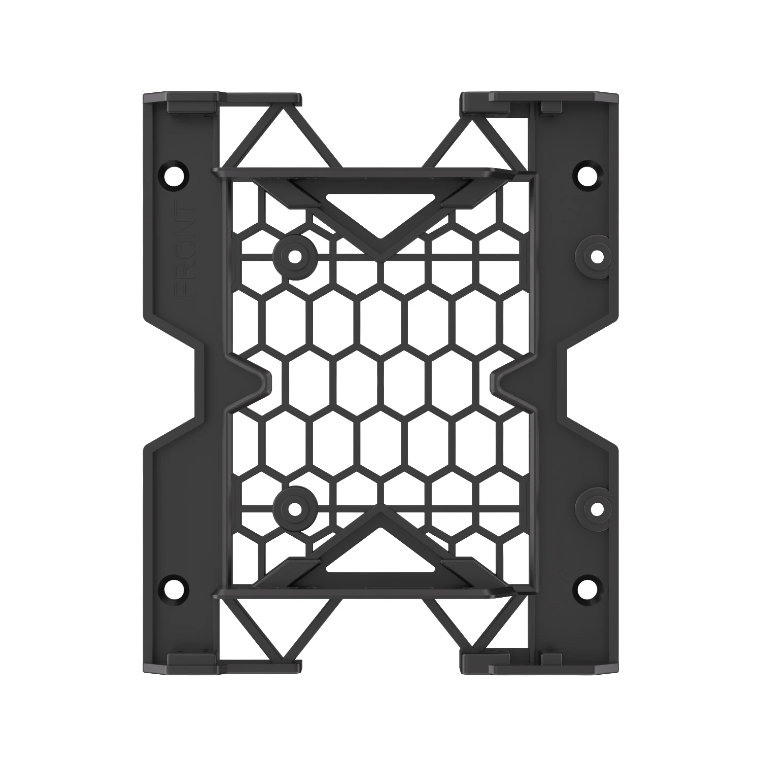Computadora de escritorio Soporte para disco duro de 2,5/3,5 pulgadas Estante para disco duro SSD HDD para PC de 2,5" y 3,5" con posición del ventilador de 12 cm - imagen 5