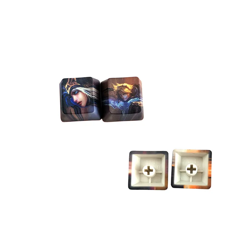 LOL teclas personalizadas OEM Cherry PBT Keycap para teclado mecánico para jugar aleación Hyperx GK61 ANNE PRO 2 teclado personalidad Keycap - imagen 3