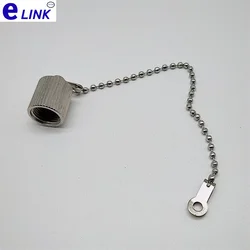 Tapa antipolvo TNC metálica con cadena – Conector coaxial RF