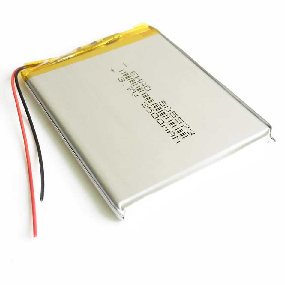 Batería de polímero de litio de 3,7 V y 2500mAh, batería recargable Lipo, acumulador de celdas para banco de energía, libro electrónico, tableta, PC y portátil 505573 - imagen 3
