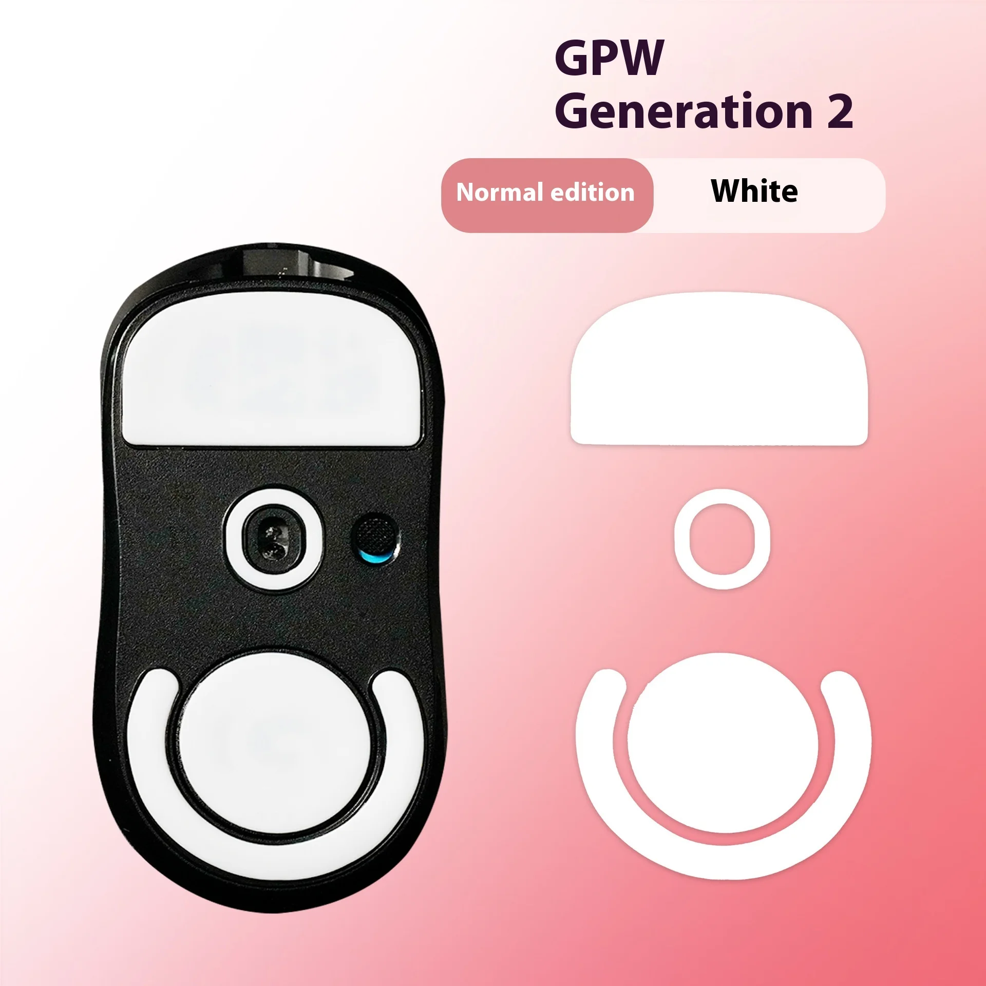 Patines de ratón mejorados ICE Edition, pies para Logitech G PRO X Superlight GPX G PRO Wireless GPW, bordes redondeados blancos, 1 paquete - imagen 4