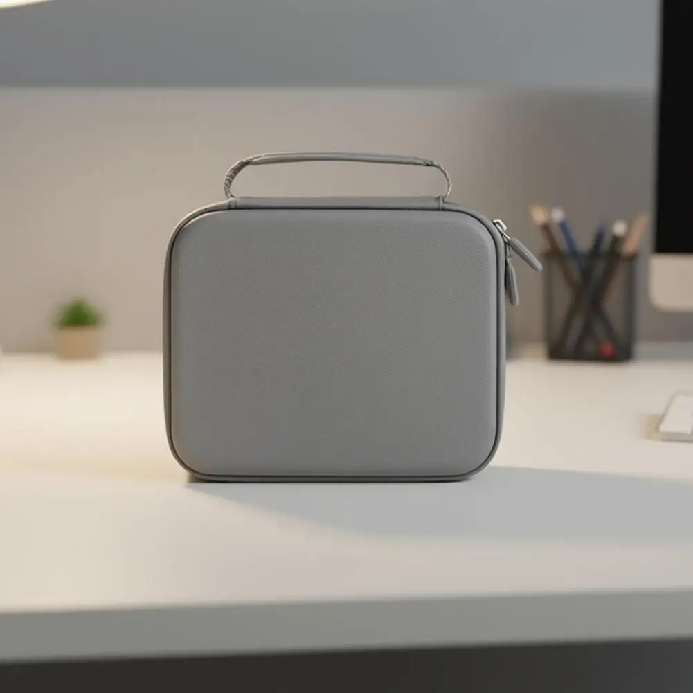 Para DJI OM 8 Estuche de transporte de viaje PU caja protectora impermeable bolso bolsa de almacenamiento portátil para DJI Osmo 8 organizador acceso O9A7 - imagen 5