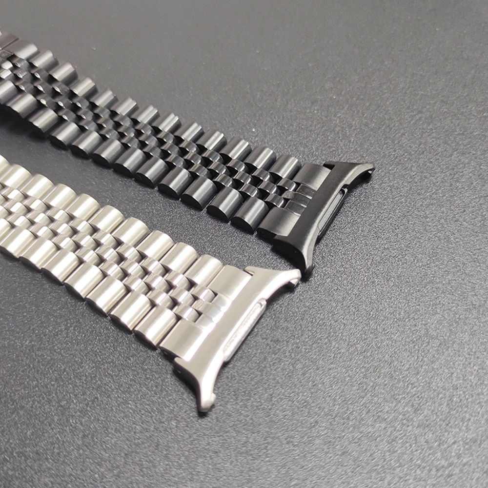 Correa de Metal de lujo para Samsung Galaxy Watch 7 Ultra 47mm pulsera sin huecos para galaxy watch ultra hombres/mujeres banda de acero inoxidable - imagen 4