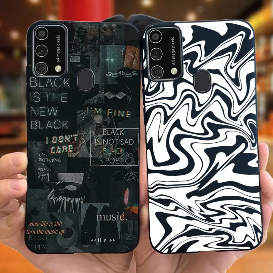 Funda bonita pintada para Samsung Galaxy M21s M21 2020, cubierta de TPU de silicona suave de Color caramelo, parachoques para Samsung M21 M21S, nueva moda - imagen 4