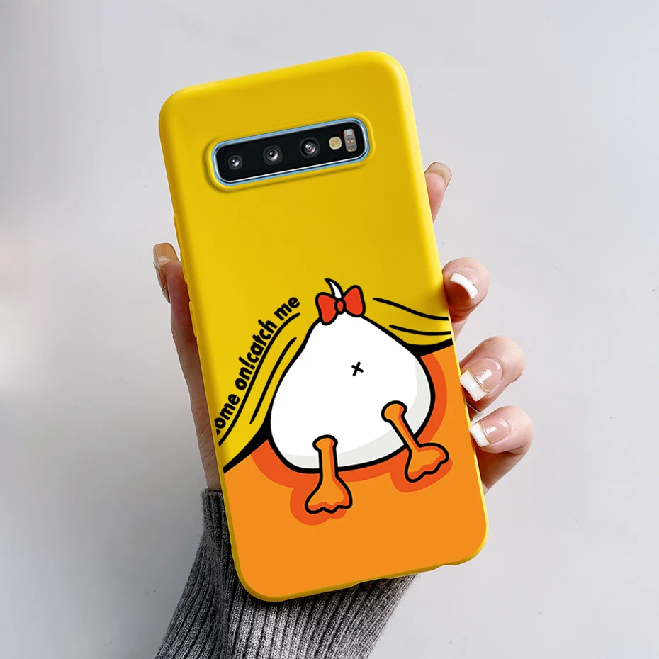 Funda para Samsung Galaxy S10 S 10 Plus S10E Fundas elegante pintado suave TPU protección contraportada para Samsung S10 S10 + funda de teléfono - imagen 2