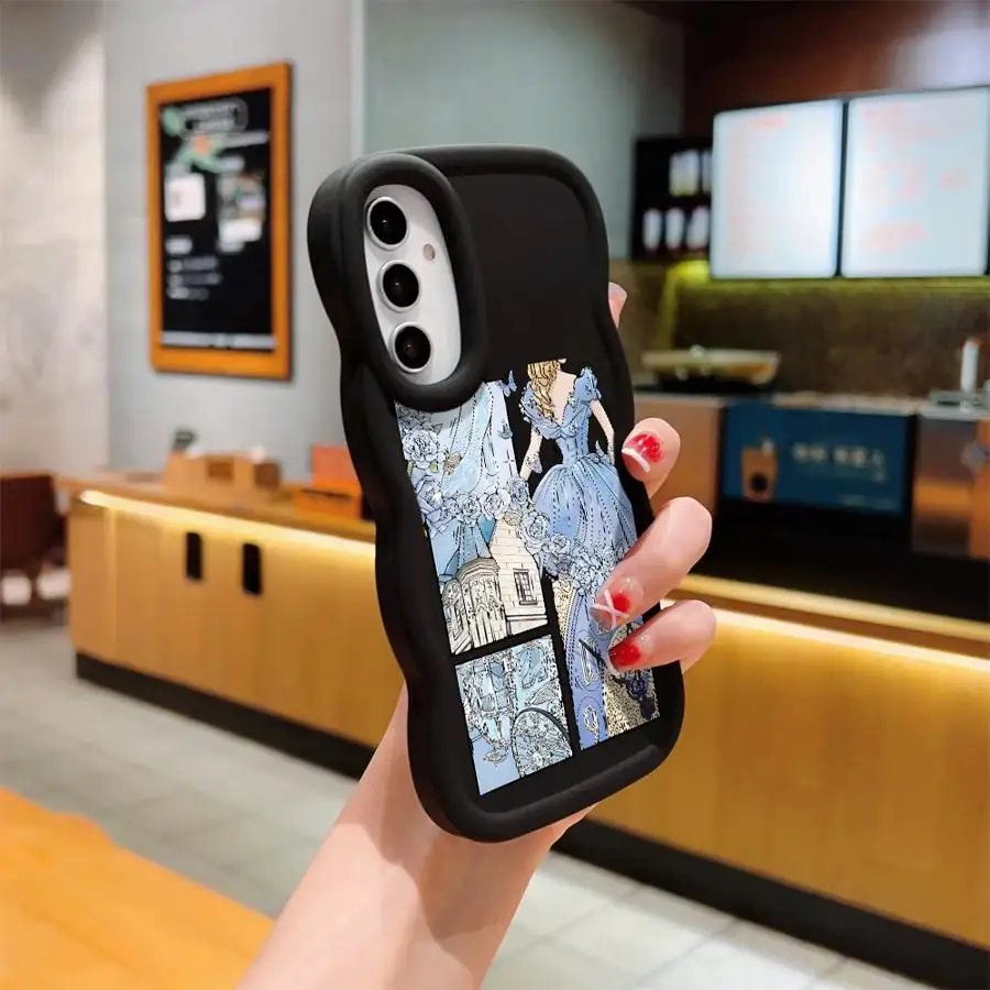 Funda de teléfono suave de la hermosa princesa de Disney para Samsung Galaxy A23 A24 A36 A26 A25 A32 A11 A12 A34 A35 A14 A21s A15 A16 - imagen 3