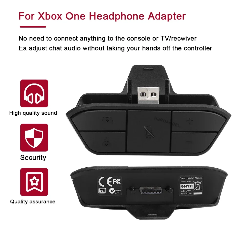 Adaptador de auriculares estéreo, controlador de equilibrio de Audio ajustable, adaptador convertidor de auriculares, conector de Audio de 3,5mm para controlador de juego Xbox One - imagen 3