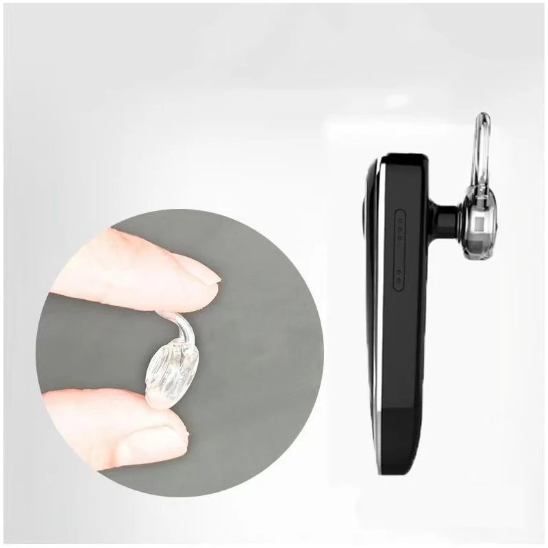 Almohadillas de silicona para Plantronics M165 M180 Huawei AM04S, cubierta de oreja de pegamento líquido, accesorios universales, tapa de oreja antideslizante, 2 uds. - imagen 3