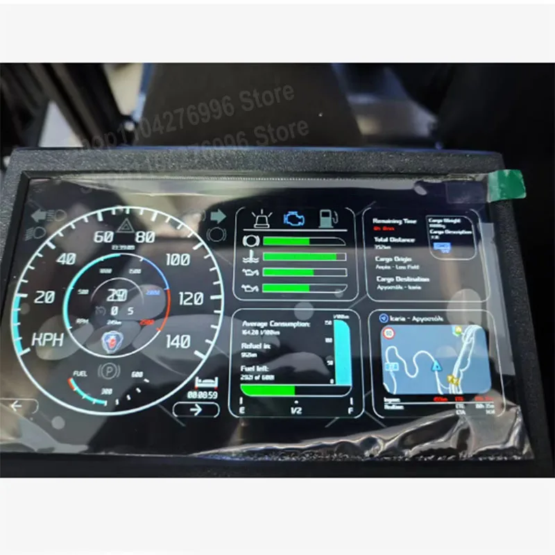 Simplayer Sim Racing tablero de instrumentos simulador de pantalla USB pantalla grande de 7 pulgadas para Fanatec Thrustmaster Logitech g29/g27/g25 - imagen 4