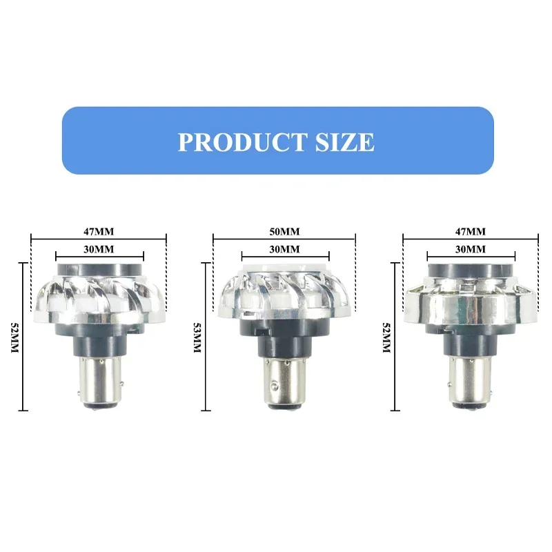 Faros led de ojo de Ángel para motocicleta, lámpara antiniebla rgb intermitente, Bombilla de ojo de Diablo, luces traseras, luz de freno, accesorios para moto, 1 unidad - imagen 2