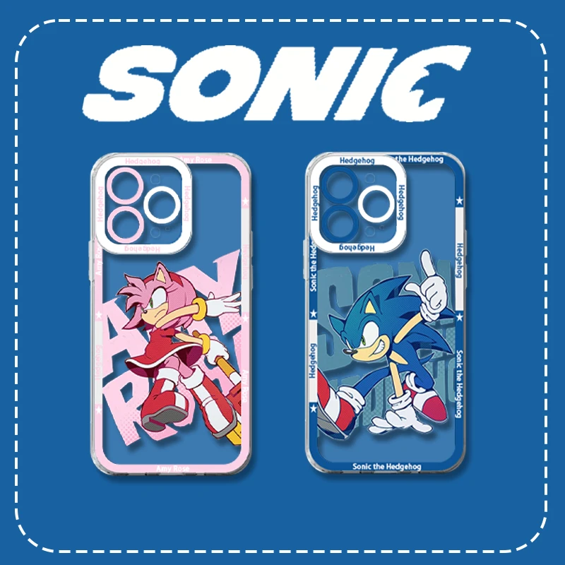 S-sonic Anime funda de teléfono suave para Xiaomi Redmi Note 14 12 11 13 Pro Plus 4G 5G 12S 14S 11S 10S 10 9 9S 12C 13C 14C A3 A4 - imagen 4