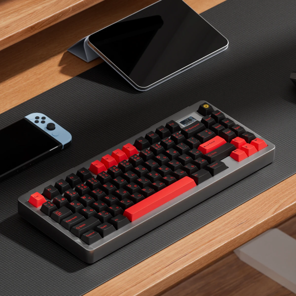 Teclas negras minimalistas con perfil de cereza, teclas PBT subteinte de 1,7mm de espesor, teclas personalizadas japonesas coreanas para teclado mecánico - imagen 2