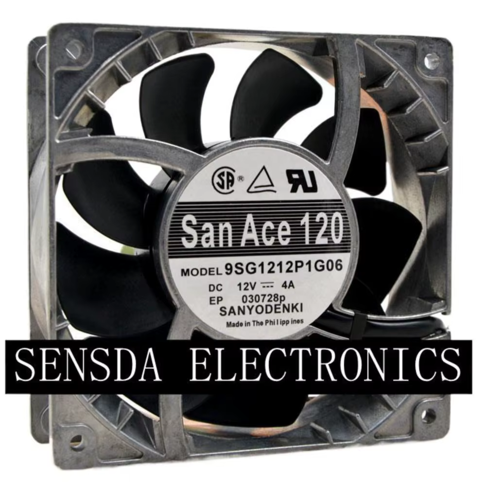 Ventilador Sanyo 12cm Alta Temperatura 12V 4A - imagen 3