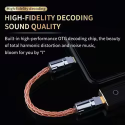 Adaptador USB C OTG tipo C a tipo C Cable de conexión de auriculares decodificación convertidor de Audio amplificador de auriculares tarjeta de sonido Cable auxiliar