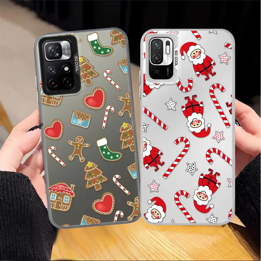 Funda Feliz Navidad para Xiaomi Mi 12T Pro 13T 11 Lite, funda trasera para teléfono - imagen 4