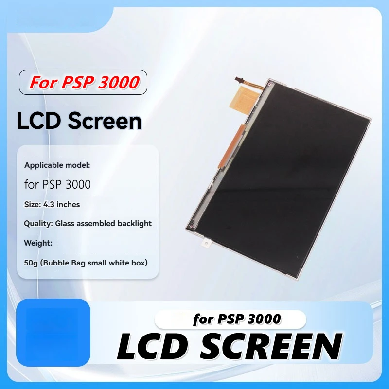 Pantalla LCD Psp3000 con retroiluminación de cristal de repuesto, 4,3 pulgadas, adecuada para pantalla Lcd Psp3000