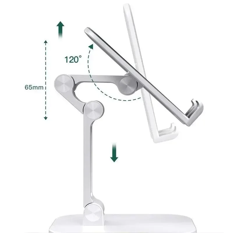 Soporte de escritorio para teléfono móvil, soporte para iPhone, iPad, tableta, Flexible, plegable, perezoso, ajustable, para teléfono inteligente en vivo - imagen 2
