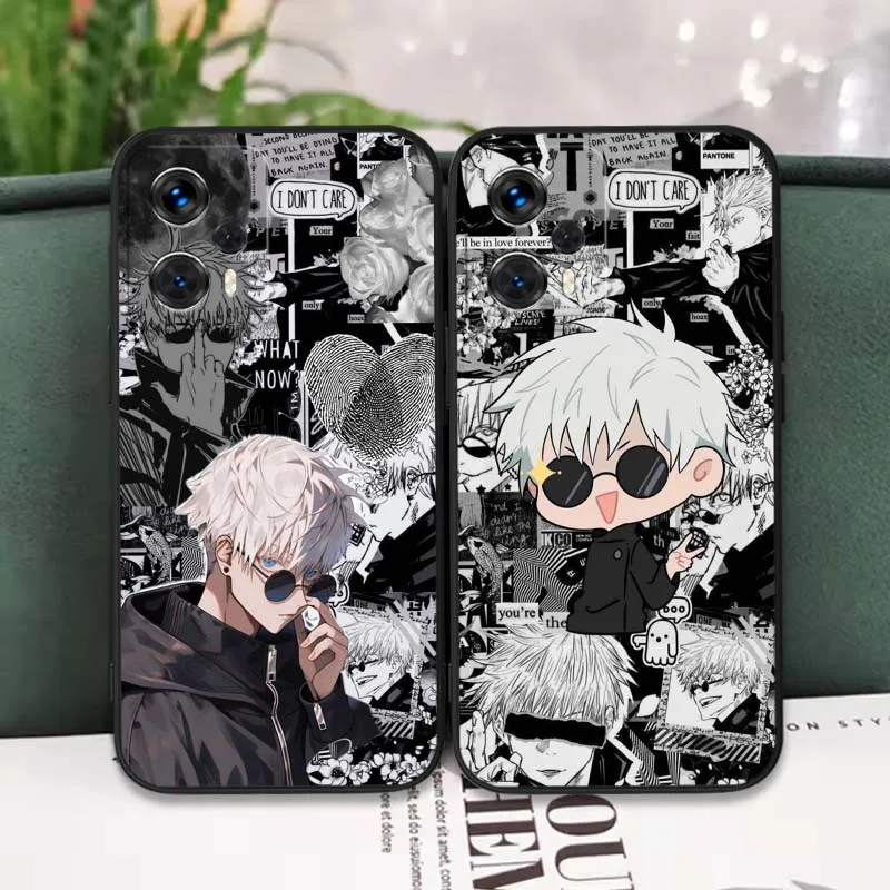 Funda de Anime Gojo Satoru para Motorola Edge 60 50 40 E22i E22 E15 S X30 G G24 Pro Stylus Play Power 5G 2025 funda de teléfono - imagen 2