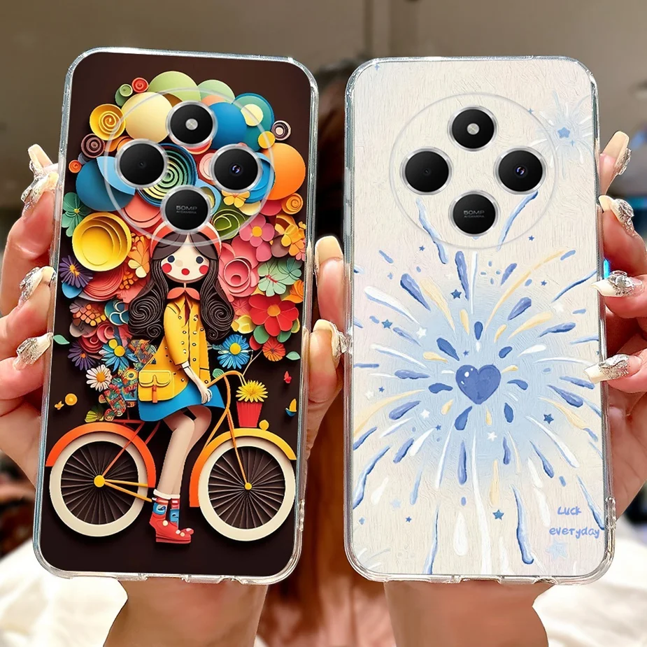 Para Xiaomi Redmi 14C funda Poco C75 Cool Dragon patrón funda de silicona suave para Xiaomi Poco C75 C 75 Redmi 14C Fundas parachoques - imagen 5