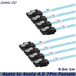 Cable SATA 3.0 4 Puertos SSD HDD Interno – Conexión Ordenador