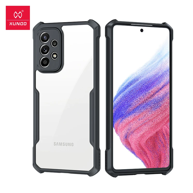 Xundd-funda a prueba de golpes para teléfono móvil, carcasa protectora transparente para Galaxy A34 5G, Samsung A23, A52, A52S, A53, A14, A34, 5G - imagen 3