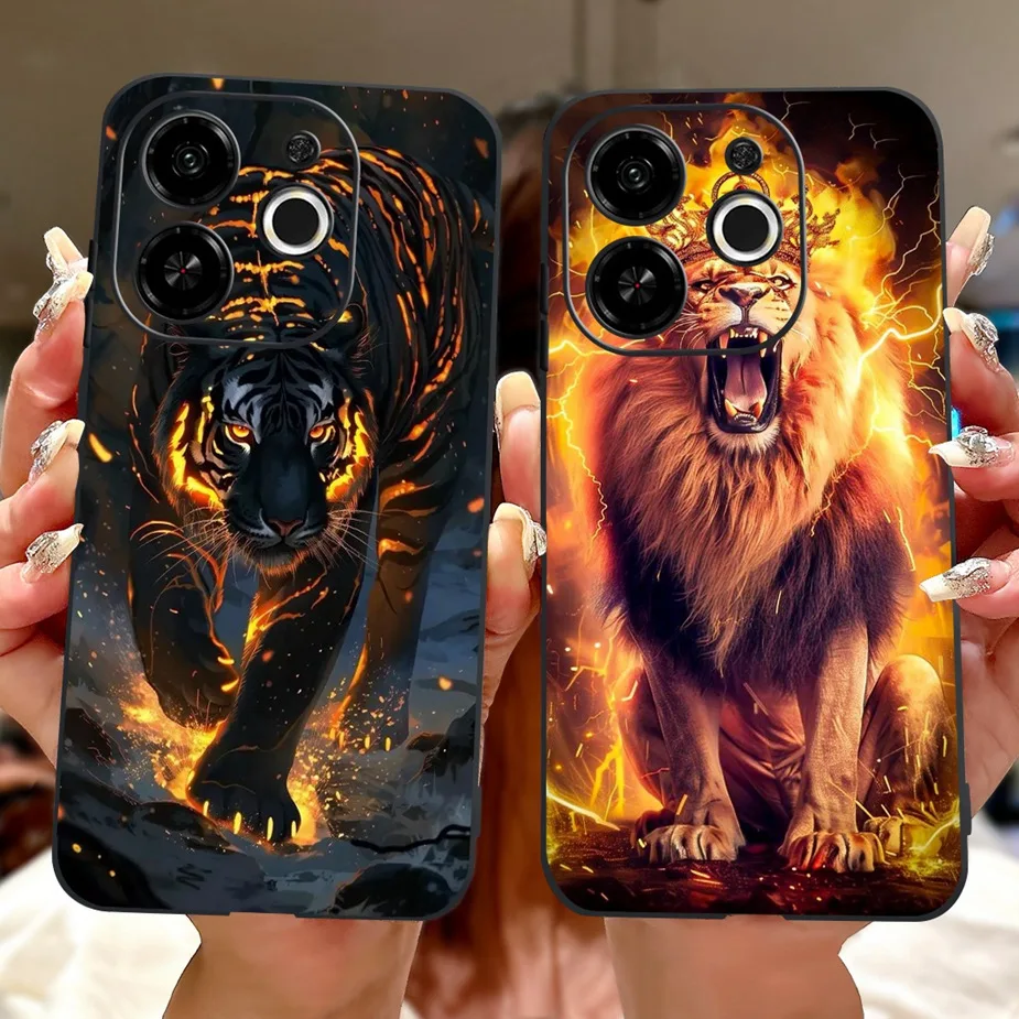 Para Tecno Spark 30C 5G funda KL8H funda pintada de lujo Coque para Tecno Pop 9 KL4 funda de teléfono para Tecno Spark 30 5G KL8 Fundas suaves - imagen 5